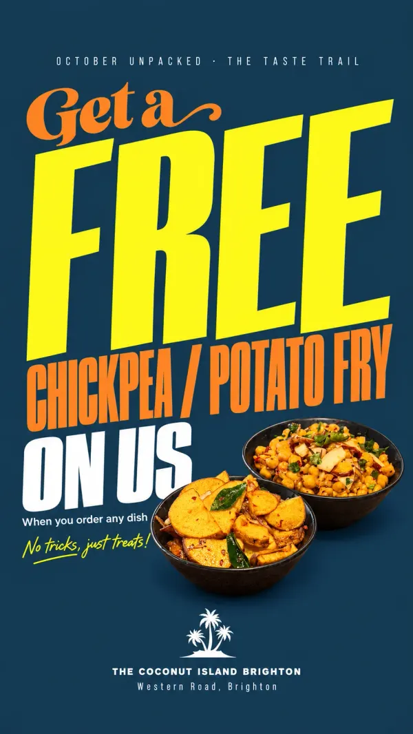 The Coconut Island — Free Chickpea / Potato Fry